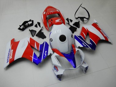 2002-2013 Blue White Red Honda VFR800 Moto Fairings UK Stores