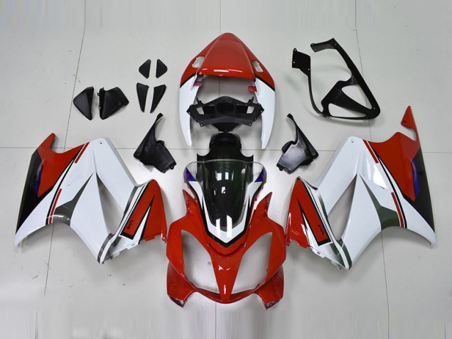 2002-2013 White Red Honda VFR800 Motorcycle Replacement Fairings UK Stores