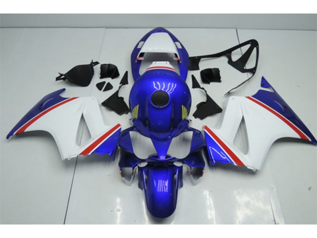 2002-2013 Blue White Honda VFR800 Motorcycle Fairings Kit UK Stores