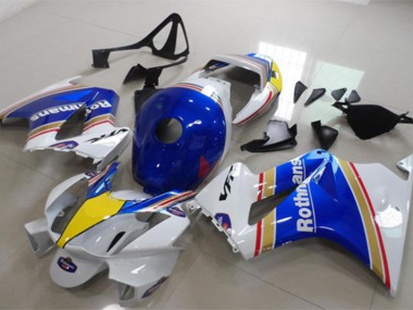 2002-2013 Blue White Rothmans Honda VFR800 Motorcycle Fairing Kits UK Stores