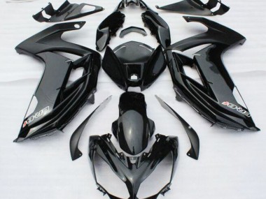 2012-2014 Black Kawasaki ER6F Bike Fairing Kit UK Stores