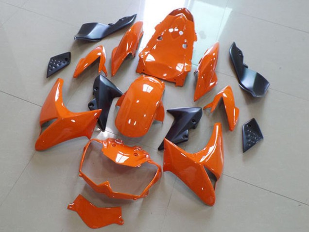 2007-2009 Orange Kawasaki Z1000 Motorcycle Fairings Kits UK Stores