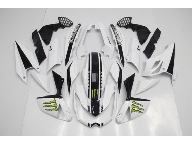 2007-2009 White Kawasaki Z1000 Moto Fairings UK Stores