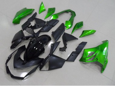 2007-2009 Black Green Kawasaki Z1000 Motorcycle Replacement Fairings UK Stores