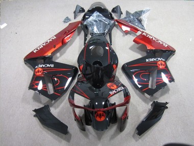 2003-2005 Black Red Racardi Kawasaki ZX10R Bike Fairing UK Stores