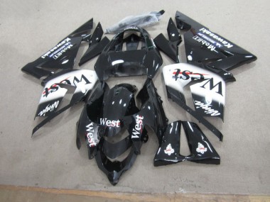 2003-2005 Black West Ninja Kawasaki ZX10R Motorbike Fairing Kits UK Stores