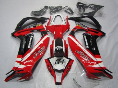 2011-2015 Black Red 84 Kawasaki ZX10R Motorcycle Fairings Kits UK Stores