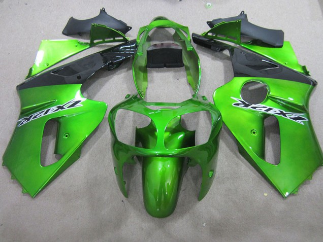 2000-2001 Green Kawasaki ZX12R Motorbike Fairings UK Stores