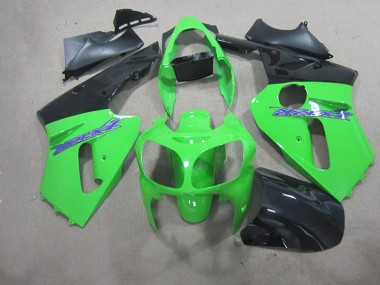 2000-2001 Green Kawasaki ZX12R Motorcycle Fairing Kits UK Stores