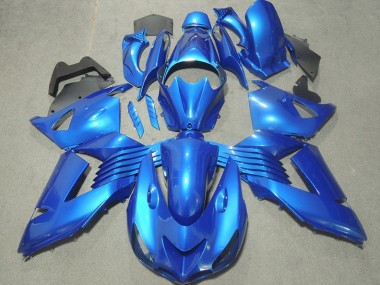 2006-2011 Blue Kawasaki ZX14R ZZR1400 Motorcylce Fairings UK Stores