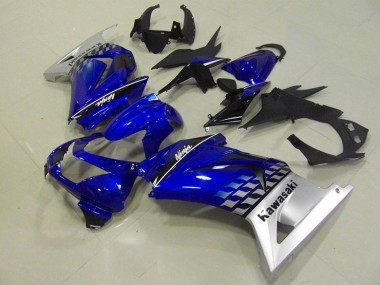 2008-2012 Blue Kawasaki ZX250R Motorcycle Fairings UK Stores