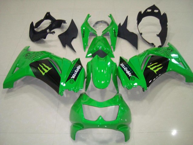 2008-2012 Green Monster Kawasaki ZX250R Motorcycle Fairing Kit UK Stores