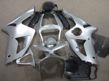 2003-2004 Silver Kawasaki ZX6R Motorcycle Fairings Kit UK Stores