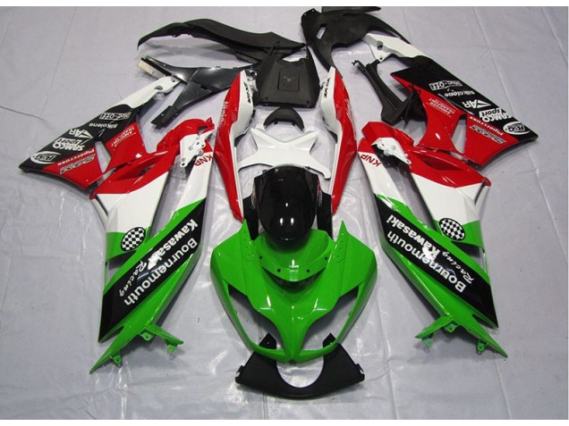 2009-2012 Green Red Kawasaki ZX6R Motorcylce Fairings UK Stores