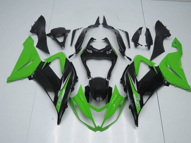 2013-2018 Black Green 636 Kawasaki ZX6R Bike Fairings UK Stores