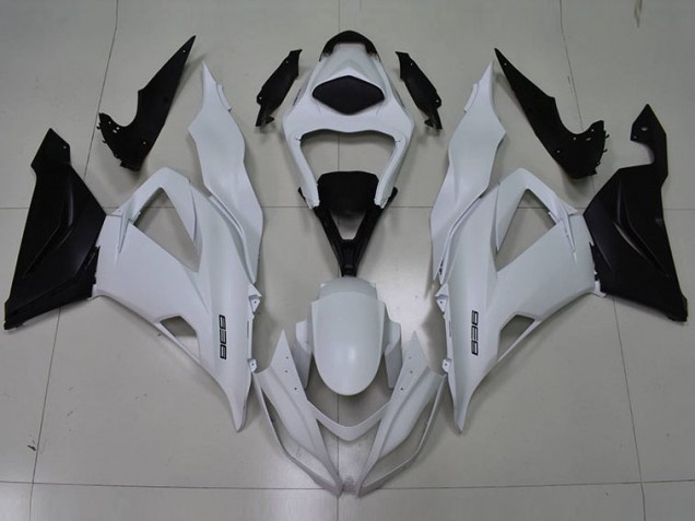 2013-2018 White Black 636 Kawasaki ZX6R Motorbike Fairing Kits UK Stores