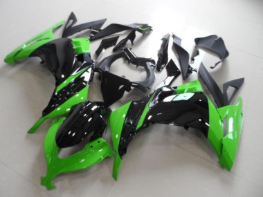 2013-2016 Black Green Kawasaki ZX300R Motorbike Fairing Kits UK Stores