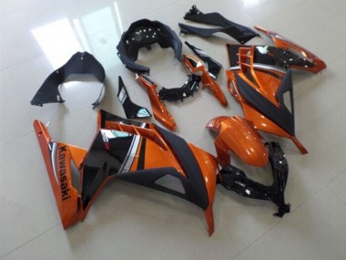 2013-2016 Black Orange Kawasaki ZX300R Motor Fairings UK Stores