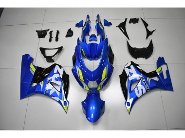 2017-2021 Blue White Decal Suzuki GSXR1000 Motorcycle Bodywork UK Stores