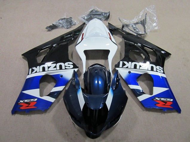 2003-2004 Blue White Decal Suzuki GSXR1000 Bike Fairings UK Stores