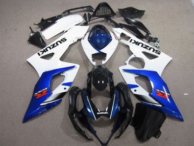 2005-2006 White Blue Suzuki GSXR1000 Motorcylce Fairings UK Stores