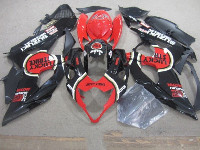 2005-2006 Black Lucky Strike Red Motul Suzuki GSXR1000 Motorbike Fairing UK Stores