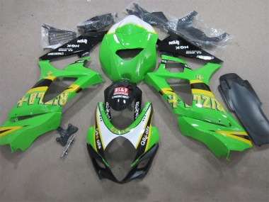 2007-2008 Green Rizla Q8 oils Suzuki GSXR1000 Motorcycle Fairing UK Stores