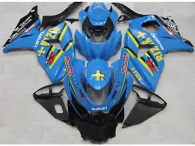 2009-2016 Blue Rizla Hopper Suzuki GSXR1000 Bike Fairings UK Stores