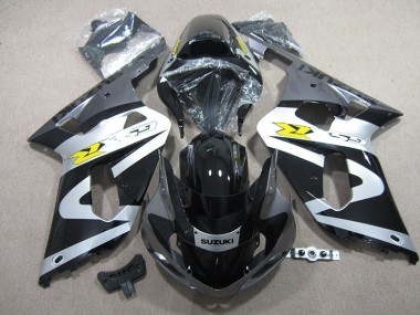 2001-2003 Black White Suzuki GSXR600 Motorbike Fairing Kits UK Stores