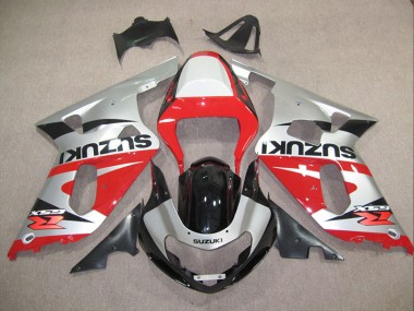 2001-2003 Red Silver Suzuki GSXR600 Motorcylce Fairings UK Stores