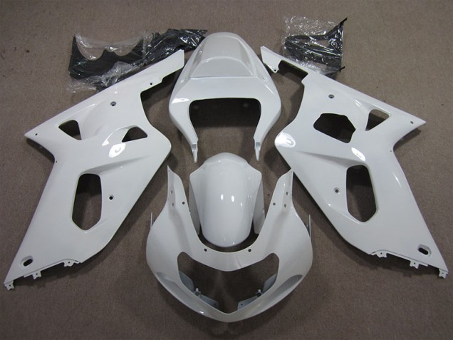 2001-2003 White Suzuki GSXR600 Motorcycle Fairings UK Stores