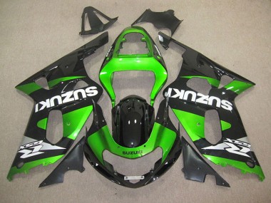 2001-2003 Black Green Suzuki GSXR600 Motorbike Fairing UK Stores