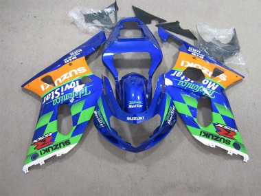 2001-2003 Blue Green Telefumia Movistar Suzuki GSXR600 Motorcycle Bodywork UK Stores