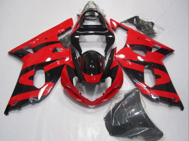 2001-2003 Black Red Suzuki GSXR600 Motorbike Fairing UK Stores