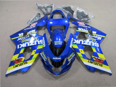 2004-2005 Blue Telefumia Movistar Suzuki GSXR600 Motorbike Fairings UK Stores