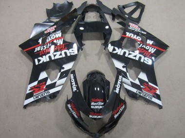 2004-2005 Black Red Telefumia Movistar Suzuki GSXR600 Motorbike Fairing UK Stores