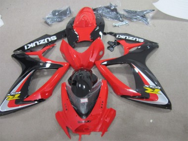 2006-2007 Red Black Suzuki GSXR600 Replacement Fairings UK Stores