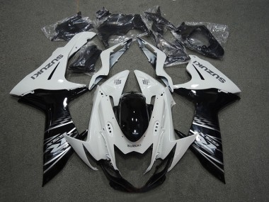 2011-2021 White Black Suzuki GSXR600 Motorcycle Replacement Fairings UK Stores