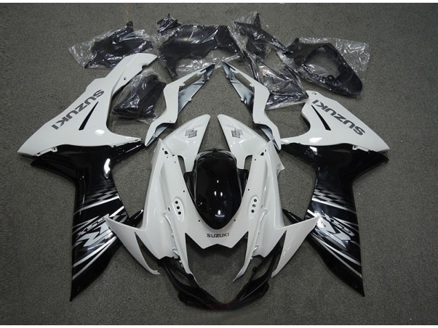 2011-2021 White Black Suzuki GSXR600 Motorcycle Replacement Fairings UK Stores