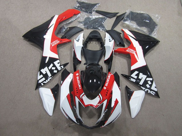 2011-2021 Black Red White Suzuki GSXR600 Motorcyle Fairings UK Stores