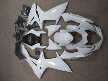 2011-2021 White Suzuki GSXR600 Replacement Fairings UK Stores