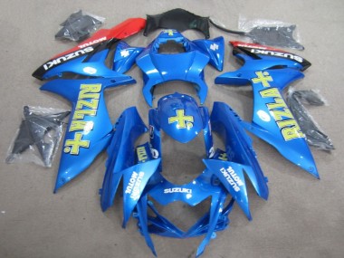 2011-2021 Blue Yellow Rizla Suzuki GSXR600 Motorcylce Fairings UK Stores