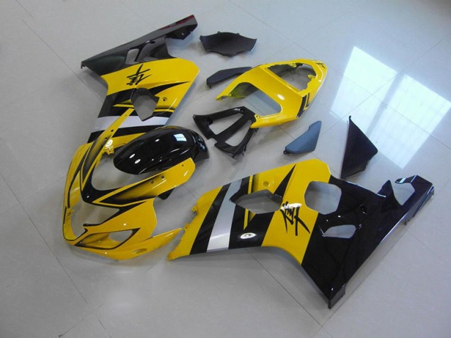 2004-2005 Yellow Black Suzuki GSXR750 Moto Fairings UK Stores