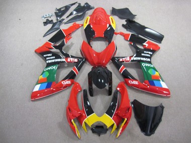 2006-2007 Red Black Green Suzuki GSXR750 Replacement Fairings UK Stores