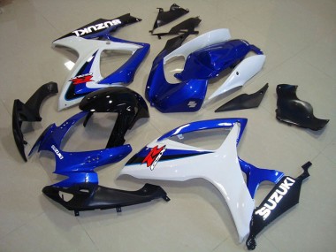 2006-2007 Blue White Black Suzuki GSXR750 Motorcylce Fairings UK Stores