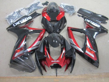 2006-2007 Black Red Suzuki GSXR750 Motorcycle Fairing UK Stores