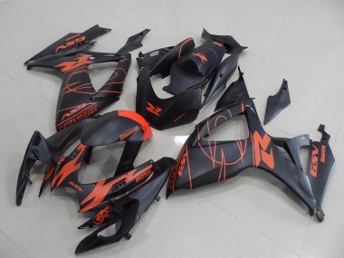 2006-2007 Black Red Suzuki GSXR750 Motorcycle Replacement Fairings UK Stores