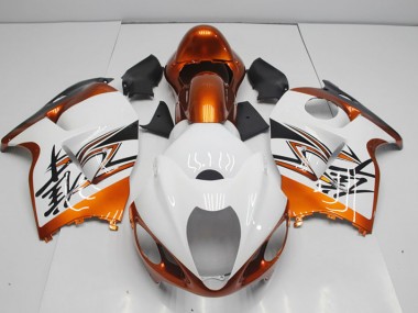 1996-2007 White Orange Suzuki GSXR1300 Hayabusa Motorcycle Bodywork UK Stores