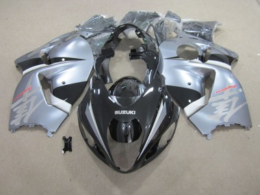 1996-2007 Black Silver Suzuki GSXR1300 Hayabusa Motorcyle Fairings UK Stores