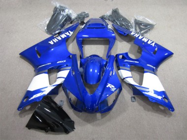 1998-1999 Blue White Decal Yamaha YZF R1 Moto Fairings UK Stores